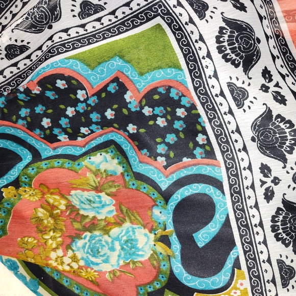 NWT  Jessica Taylor Colorful Patterned Maxi Dress - Picture 13 of 14